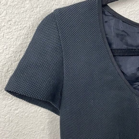 Derek Lam Mesh Skater Dress Mini Black LBD Party Night Out - Picture 3 of 12